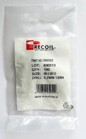 Metric Wire Thread Inserts M5-0.8 x 1D