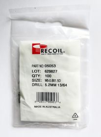 M5-0.8x1.5D Wire Thread Inserts (Bag of 100)