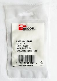 Metric M4-0.7X1D Wire Thread Inserts